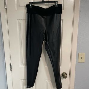 Assets by Spanx Faux Leather Leggings